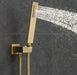 Gold Square Shower Set - DWHOME