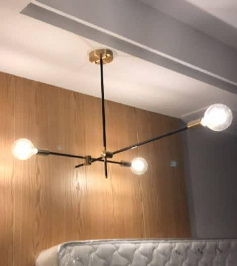 Gonjannor Minimalist Sticks and Balls Pendant Lamp.