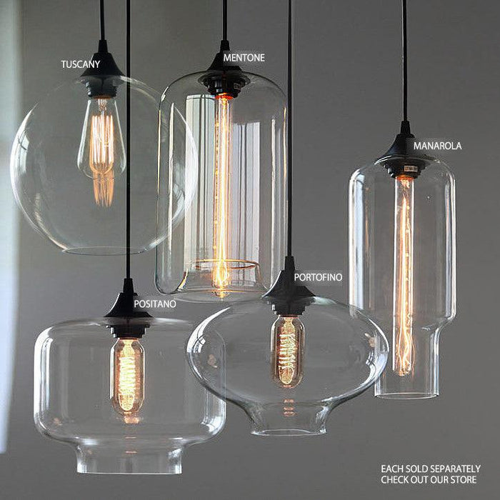 Positano Glass Shade Pendant Light - DWHOME