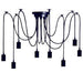 Gundersen Spider Leg Styled Industrial Rustic Chandelier.