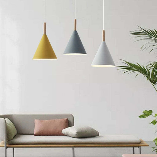 Modern Style Color Cone Ceiling Light.