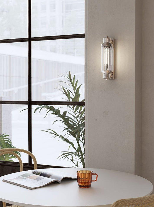 Haberfield Art Deco Wall Light - With Clear Glass-DWHOME