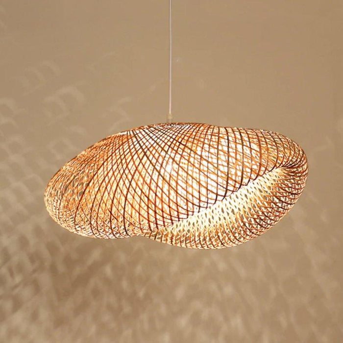 Handmade Bamboo Pendant Lights.