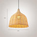 Handmade Japanese Style Bamboo Pendant Lamps.