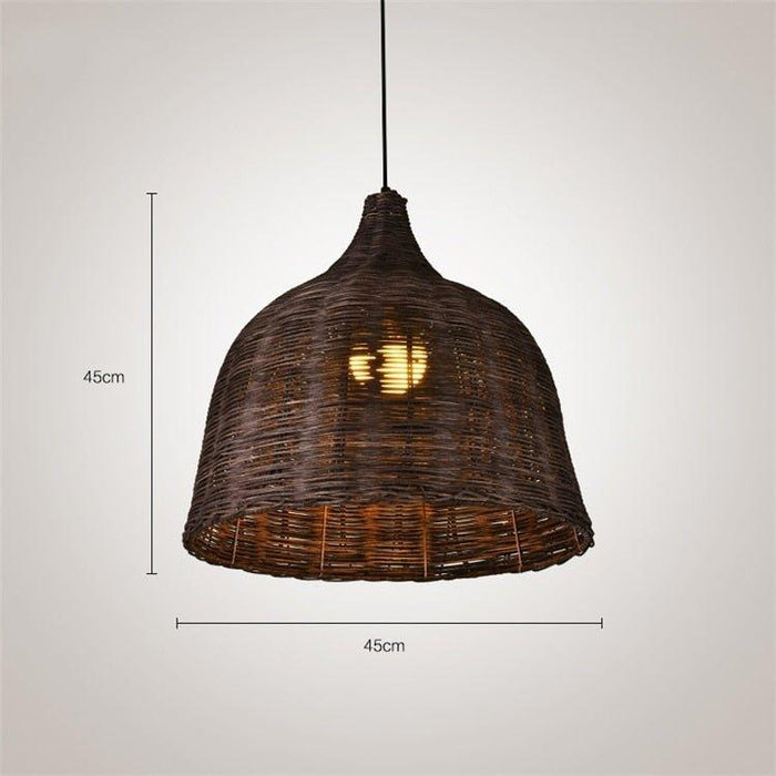 Handmade Japanese Style Bamboo Pendant Lamps.