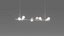 Hanging Doves Kitchen Island Minimalist Line Pendant Light.