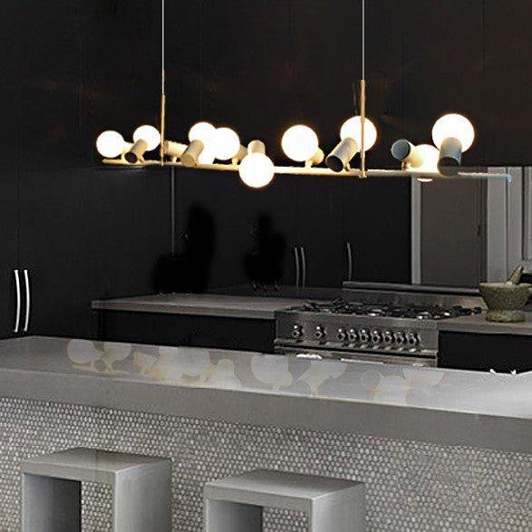 Hanging Doves Kitchen Island Minimalist Line Pendant Light.