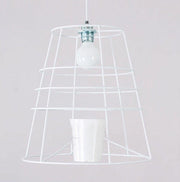 Hanging Plant Cage Pendant Light-DWHOME