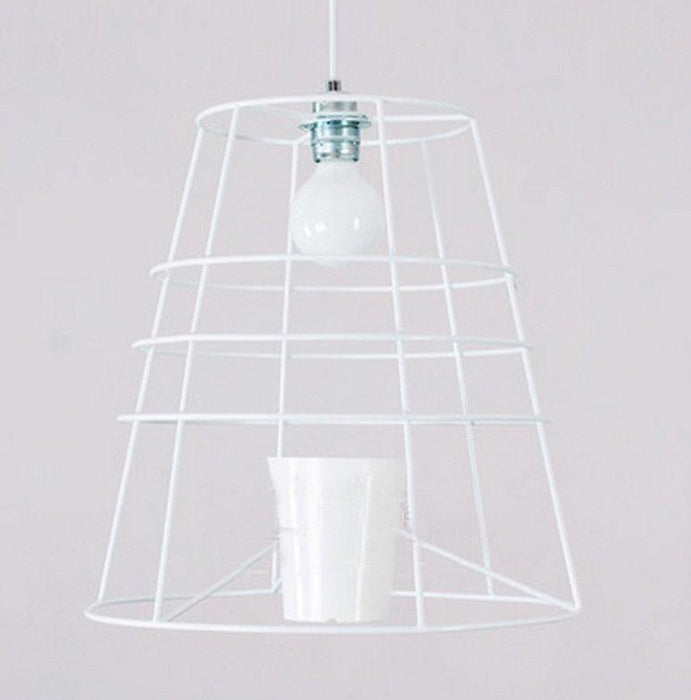 Hanging Plant Cage Pendant Light.