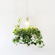 Hanging Plant Cage Pendant Light-DWHOME