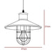 Harbour Industrial Rustic Pendant Light.