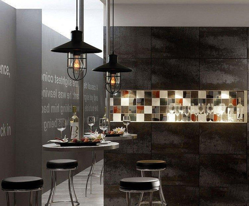 Harbour Industrial Rustic Pendant Light-DWHOME