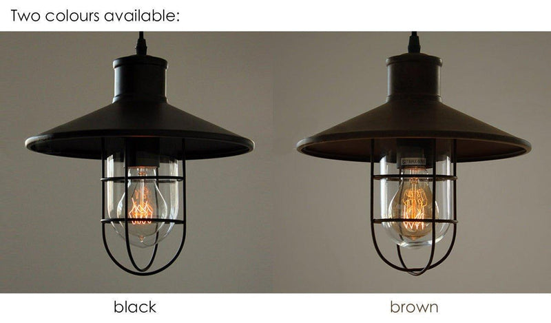Harbour Industrial Rustic Pendant Light-DWHOME