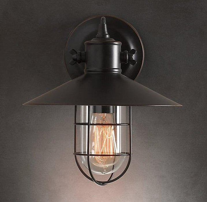 Harbour Sconce Vintage Industrial Wall Light-DWHOME