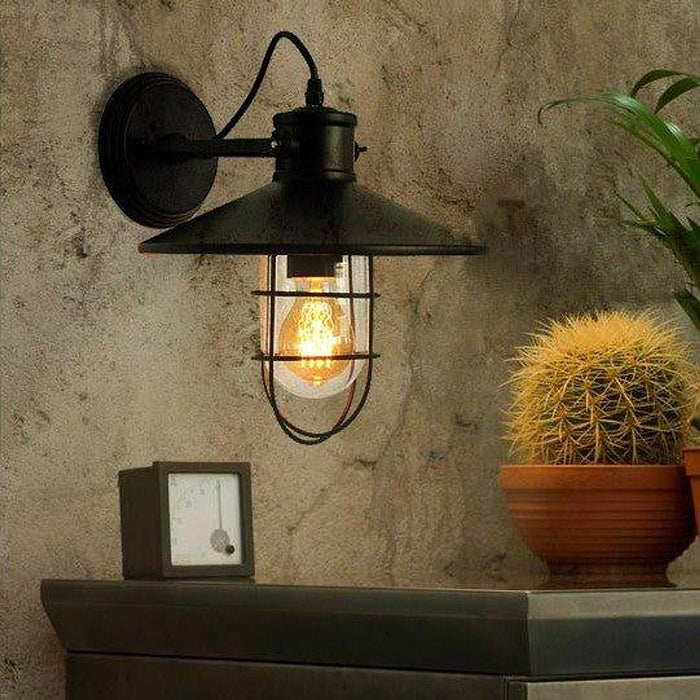 Harbour Sconce Vintage Industrial Wall Light-DWHOME