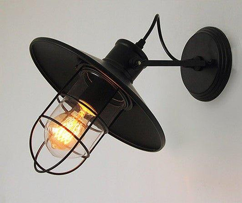 Harbour Sconce Vintage Industrial Wall Light-DWHOME