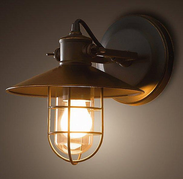 Harbour Sconce Vintage Industrial Wall Light-DWHOME