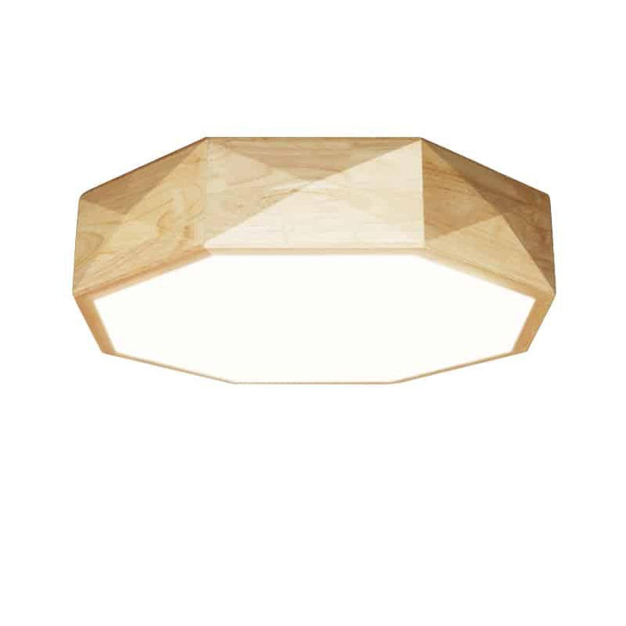 Havano Wooden Geometry Octagon Ceiling Lamp - DWHOME