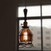 Hectar Industrial Loft Pendant Light With Wooden Handle.