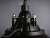 Helmut Glass Shade Industrial Pendant Light (short).