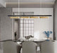 Hoveedo Modern Sleek Long Bar Pendant Lamp.