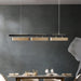 Hoveedo Modern Sleek Long Bar Pendant Lamp.