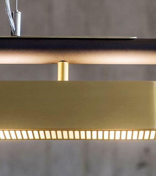 Hoveedo Modern Sleek Long Bar Pendant Lamp.