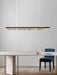 Hoveedo Modern Sleek Long Bar Pendant Lamp.