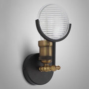 Huberman Fresnel Lens Brass Fitting Wall Light-DWHOME