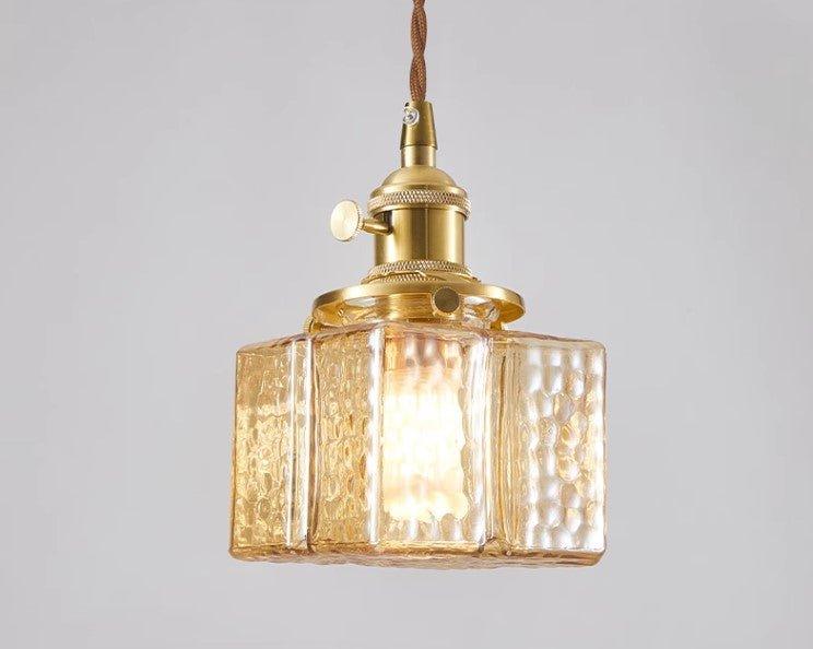 Hubert Glass Art Deco Pendant Light.