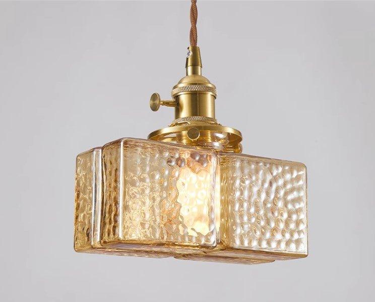 Hubert Glass Art Deco Pendant Light.