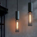 Ilford Concrete Minimalist Line Industrial Pendant Light.