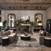 Soltaire Round Chandelier 17" 24" 36“ 58“-DWHOME