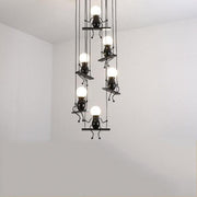 Modern Swinging Art LED Chandelier-DWHOME