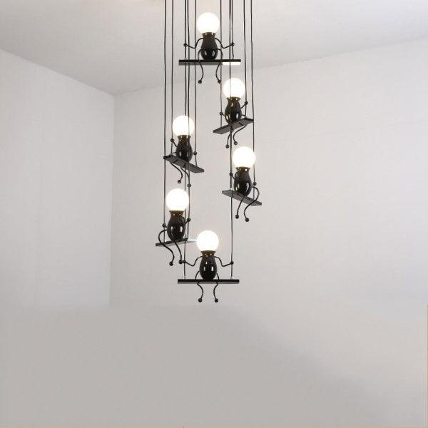 Modern Swinging Art LED Chandelier.