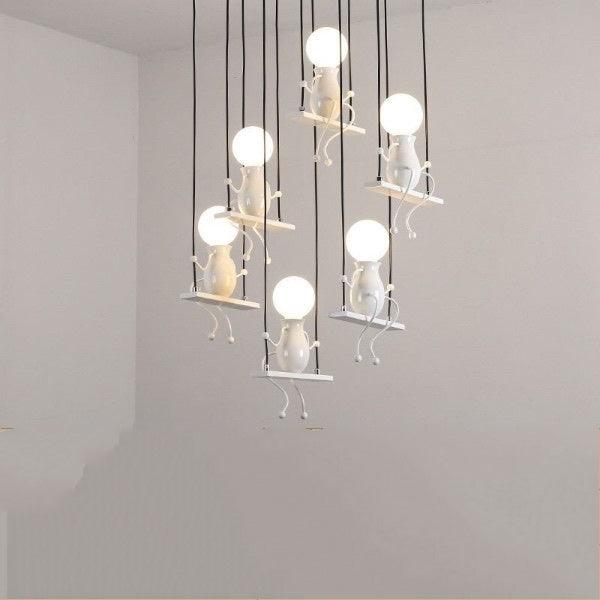 Modern Swinging Art LED Chandelier.