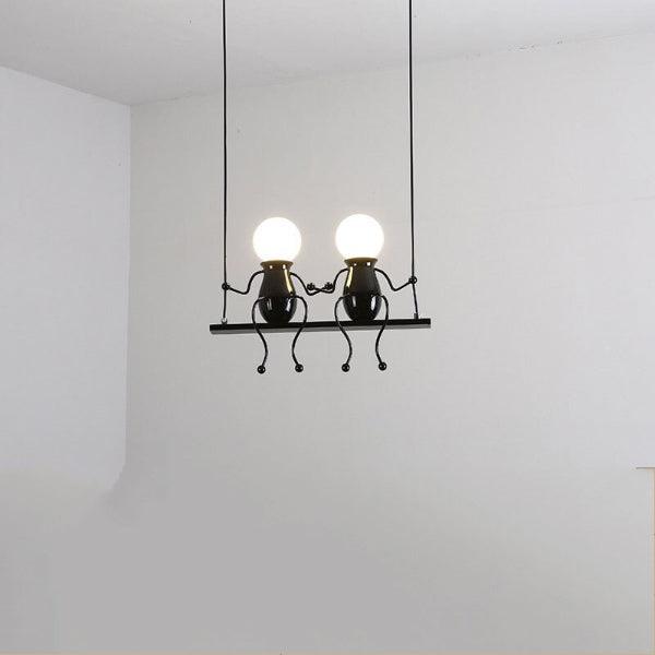 Modern Swinging Art LED Chandelier.