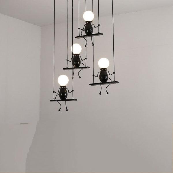 Modern Swinging Art LED Chandelier.