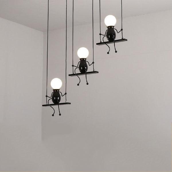 Modern Swinging Art LED Chandelier.