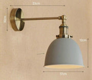 Vintage Style Brass Wall Lamps-DWHOME