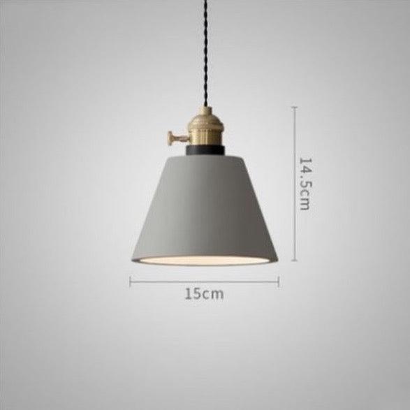 Vintage Style Cemented Pendant Light.