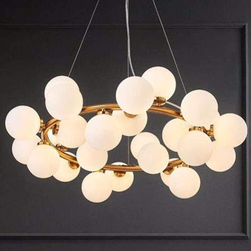 Natalie Orb Chandelier-DWHOME