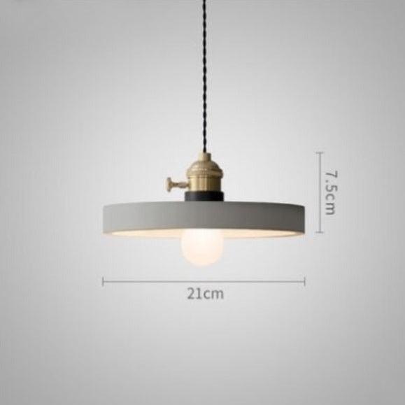 Vintage Style Cemented Pendant Light.