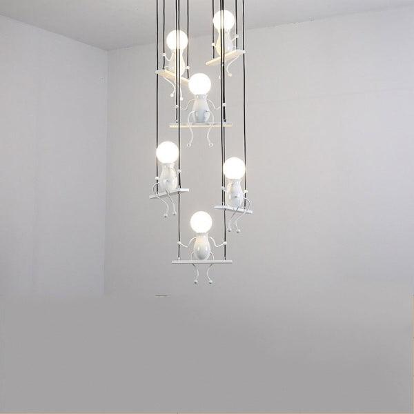 Modern Swinging Art LED Chandelier.