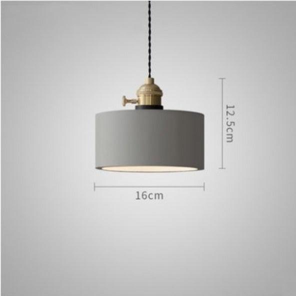 Vintage Style Cemented Pendant Light.