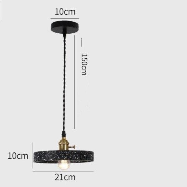 Nordic Style Cemented Suspension Ceiling Light.