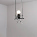 Modern Swinging Art LED Chandelier.