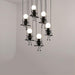 Modern Swinging Art LED Chandelier.