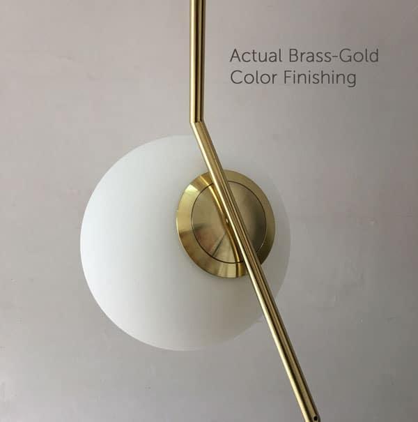 Incano Golden Wand Ball Wall Lamp.