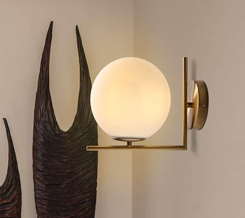 Incano Golden Wand Ball Wall Lamp.